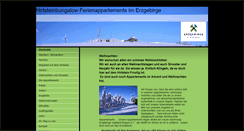 Desktop Screenshot of hirtsteinbungalow-erzgebirge.de